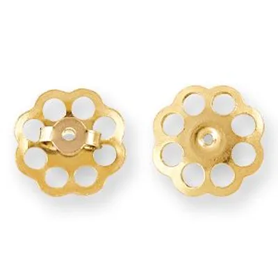 ET-12-HON: 7.70MM OPEN THREADED EARRING NUT FITS ET-12 POST