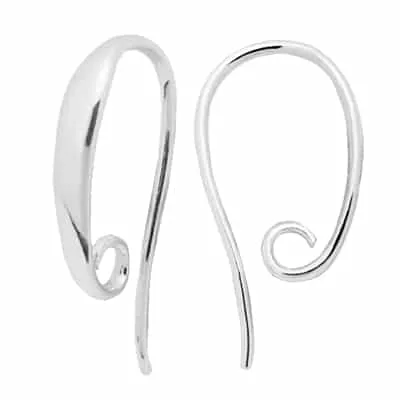 EW-35: SHEPHERD HOOK WIRE W/ FLAT FACE AND OPEN JUMP RING