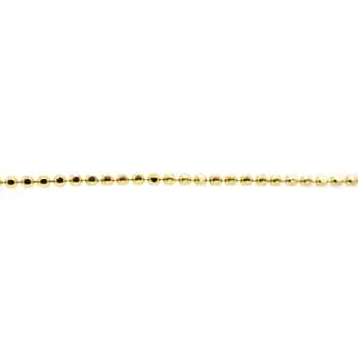 FC-208DC: 1MM DIAMOND CUT BALL CHAIN BY THE INCH
