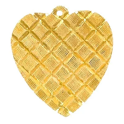 HD40-5-D25: 1MM FLAT DESIGN HEART DISC WITH A TOP RING