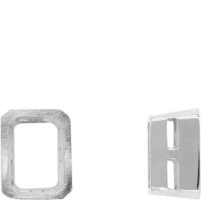 BZ-21: EMERALD CUT SHAPED BEZEL W/ AIRLINE CAST SETTING