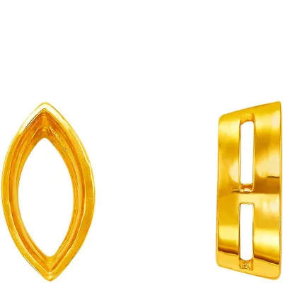 BZ-70: MARQUISE SHAPED TAPERED BEZEL W/ AIRLINE CAST SETTING