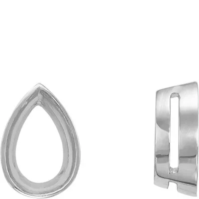 BZ-90: PEAR SHAPED TAPERED BEZEL W/ AIRLINE CAST SETTING
