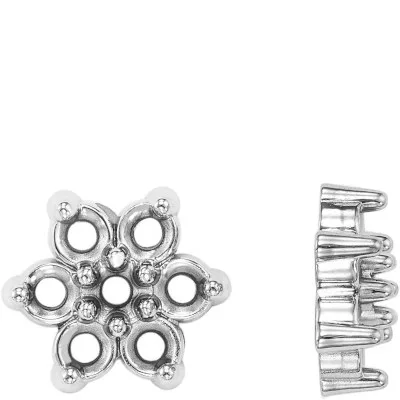 CS-11: 7 STONE ROUND CLUSTER CAST SETTING METAL MOLD