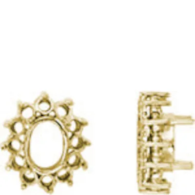 CS-45: OVAL CENTER CLUSTER CAST SETTING