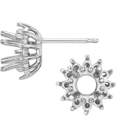 EF-99: ROUND CLUSTER CAST EARRING
