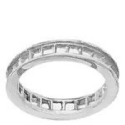 RS-127WB: CAST SHANK BAGUETTE WEDDING BAND 3 BAGUETTE AND 2 ROUND STONES