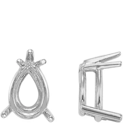 S-101: 5-PRONG CAST PEAR SHAPED WIRE SETTING