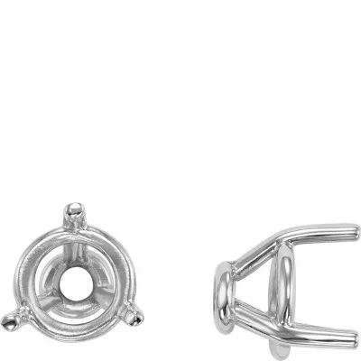 S-10: 3 PRONG ROUND TAPERED CAST WIRE SETTING