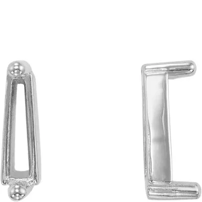 S-127: 2-PRONG TAPERED BAGUETTE CAST SETTING