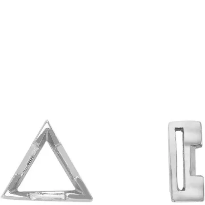 S-151: TRIANGLE SHAPED V-PRONG W/ AIRLINE CAST SETTING