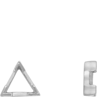 S-153: TRIANGLE SHAPED V-PRONG SINGLE BASE CAST SETTING