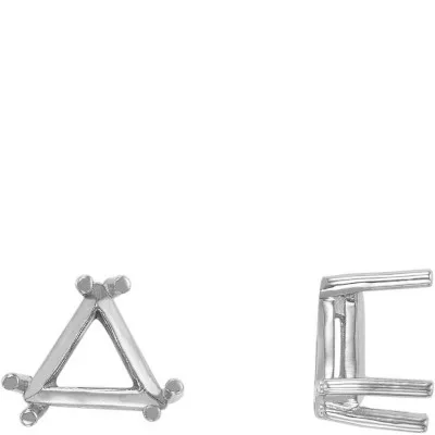 S-154: TRIANGLE SHAPED 6-PRONG CAST SETTING