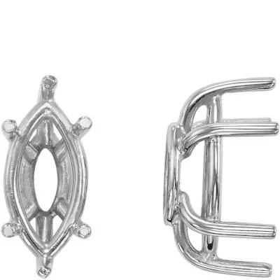 S-180: 6-PRONG TAPERED CAST MARQUISE SETTING