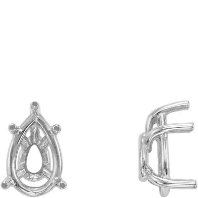 S-182: 5-PRONG TAPERED CAST PEAR SHAPED SETTING