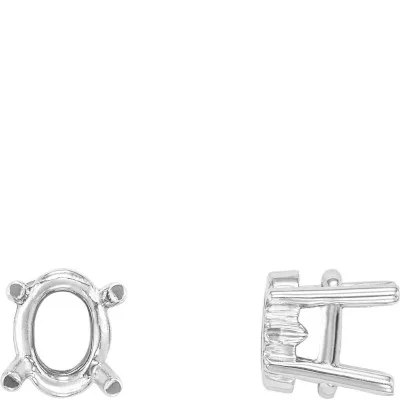S-183: 4-PRONG CAST TAPERED OVAL SETTING
