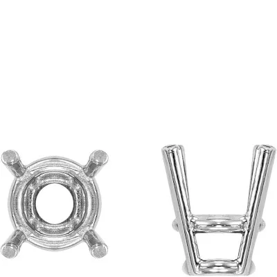S-30: 4-PRONG ROUND HIGH BASE CAST SETTING