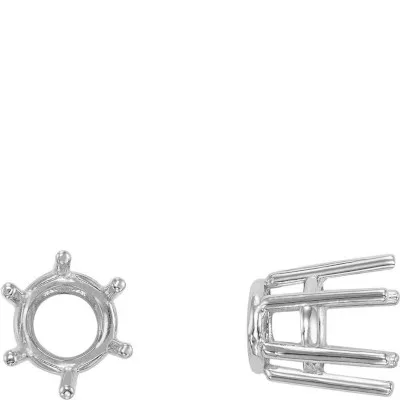 S-60: 6-PRONG ROUND CAST WIRE SETTING