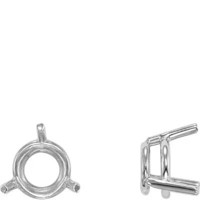 S-7: 3-PRONG ROUND CAST WIRE SETTING