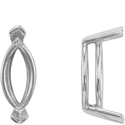 S-80: V-PRONG MARQUISE WIRE CAST SETTING