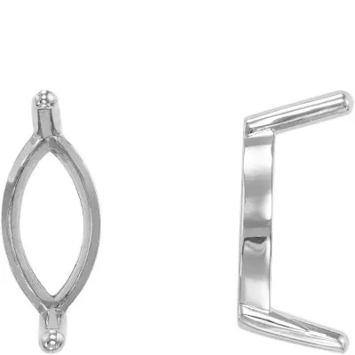 S-89: 2-PRONG MARQUISE SINGLE BASE CAST SETTING