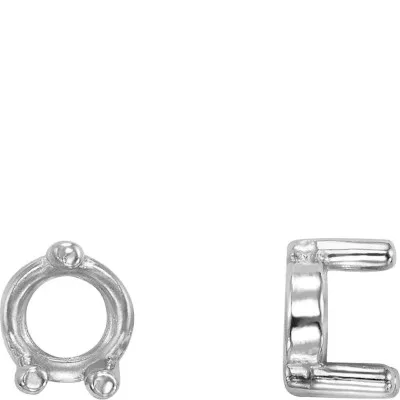 S-8: 3-PRONG LOW BASE CAST SETTING