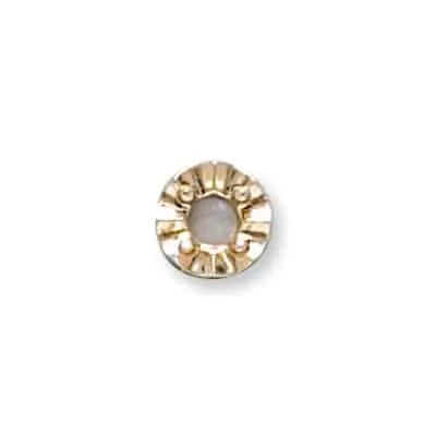 IS-15: ILLUSION TOP ROUND DIE-STRUCK SETTING