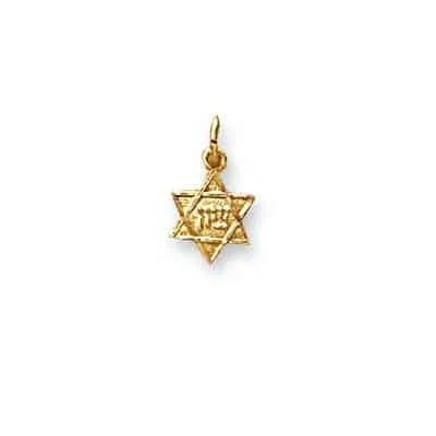 JS-10/1: JEWISH STAR WITH TEXTURED DESIGN