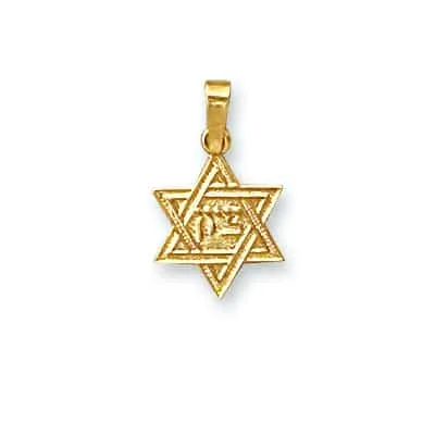 JS-10/8: JEWISH STAR WITH TEXTURED DESIGN