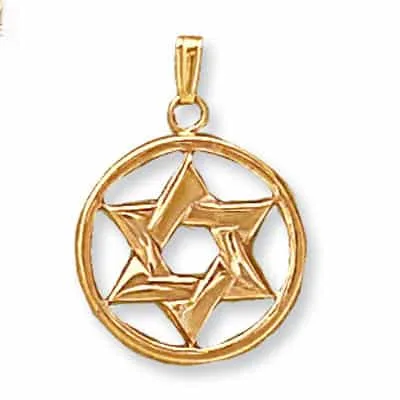 JS-112: JEWISH STAR INSIDE CIRCLE