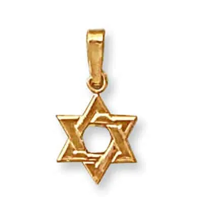 JS-12: JEWISH STAR WITH TEXTURED DESIGN