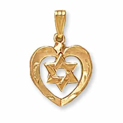 JS-26: JEWISH STAR IN HEART