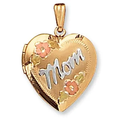 LOH-939: HEART SHAPED ?MOM? LOCKET