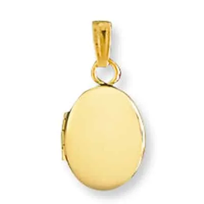 LOO-800-804: OVAL SHAPED LOCKET PLAIN