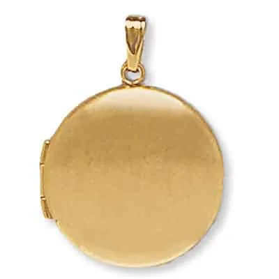 LOR-702-703: ROUND SHAPED LOCKET PLAIN