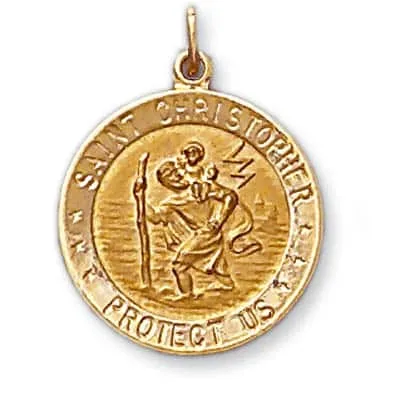 M-15: SAINT CHRISTOPHER ROUND MEDAL