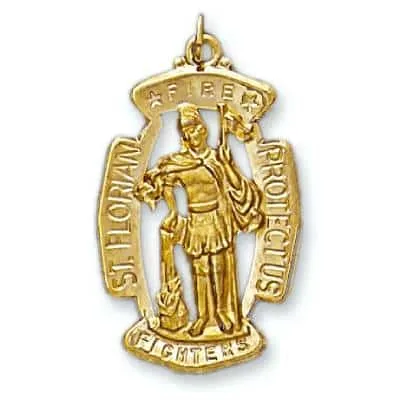 M-17FIRE: FIRE FIGHTER PROTECTOR SHIELD MEDAL
