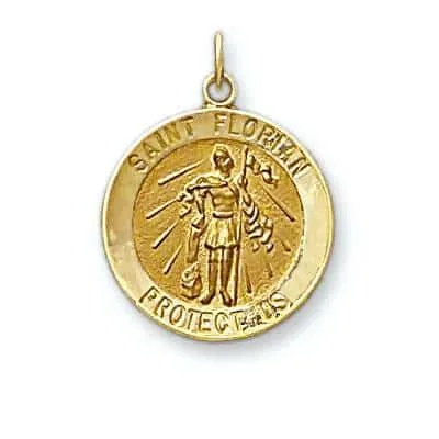 M-17: SAINT FLORIAN ROUND MEDAL