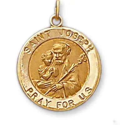 M-25: SAINT JOSEPH ROUND MEDAL