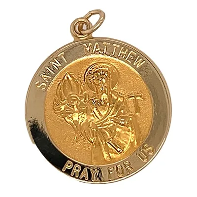 M-408: SAINT MATHEW ROUND MEDAL