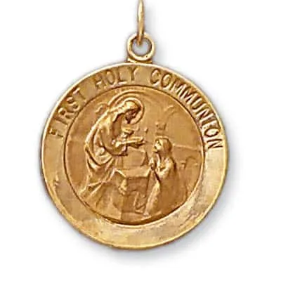 M-61: FIRST HOLY COMMUNION ROUND MEDAL