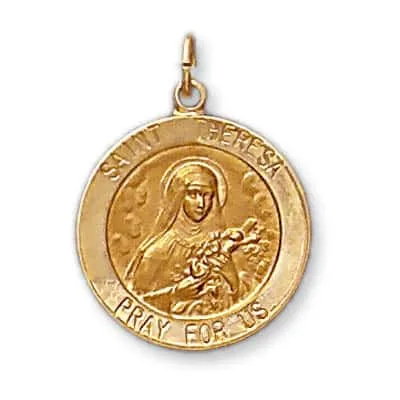 M-65: SAINT THERESA ROUND MEDAL