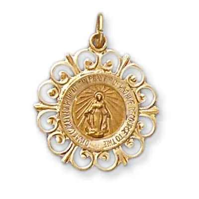 M-75: FANCY MIRACULOUS ROUND MEDAL