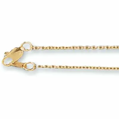 NC-11-32: 1.12MM ASSEMBLED CABLE CHAIN W/ LOBSTER LOCK