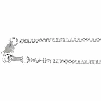NC-18-22: 1.80MM ASSEMBLED CABLE CHAIN W/ LOBSTER LOCK