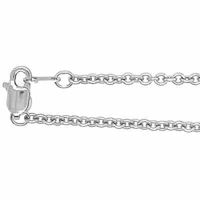 NC-20-21: 1.95MM ASSEMBLED CABLE CHAIN W/ LOBSTER LOCK