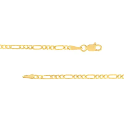 NCFIG: ASSEMBLED FIGARO CHAIN WITH LOBSTER LOCK