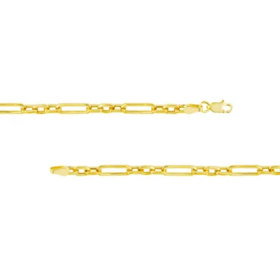 NCPC: ASSEMBLED HOLLOW 1+1 PAPER CLIP NECKLACE