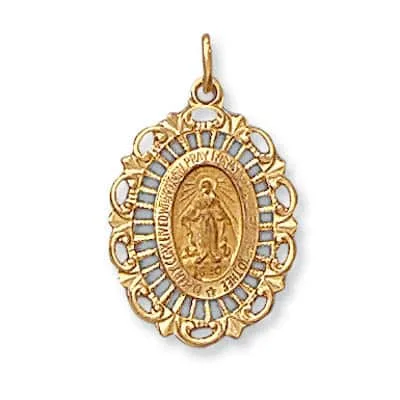 OM-20: FANCY MIRACULOUS OVAL MEDAL
