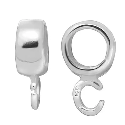 PB-12: CAST PENDANT BAIL W/ JUMP RING